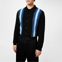 【送料無料】 アミリ メンズ ポロシャツ トップス Crystal Long Sleeve Polo Shirt Black