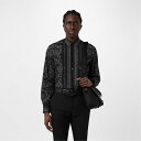 【送料無料】 ヴェルサーチ メンズ シャツ トップス Cotton Barocco Shirt Black