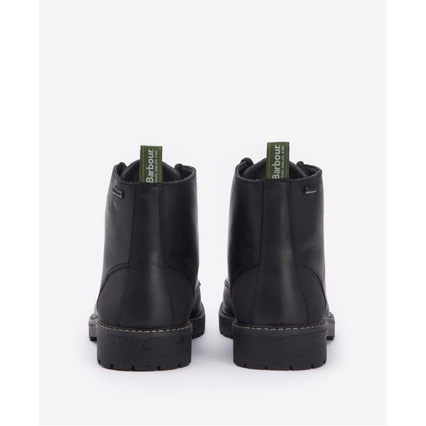 【送料無料】 バブアー メンズ ブーツ・レインブーツ シューズ Harvey Derby Boots Black BK12
