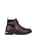 【送料無料】 ビー ユー レディース ブーツ・レインブーツ シューズ Buckle Ankle Boot Brown