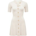 【送料無料】 フォーエバーニュー レディース ワンピース トップス Jolie Button Down Mini Dress Cream(4)