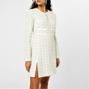 【送料無料】 ジャンバティスタ ヴァリ レディース ワンピース トップス Giambat Boucle Drs Ld34 Wht/Mlti M011