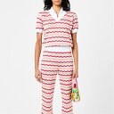 【送料無料】 ミッソーニ レディース シャツ トップス V Neck Knit Top Multi White