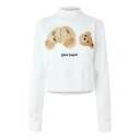 【送料無料】 パーム・エンジェルス レディース パーカー・スウェット アウター Bear Crew Neck Sweater White/Brown(4)