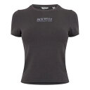 【送料無料】 ジャック ウィルス レディース Tシャツ トップス Graphic Baby Tee Ld44 Eiffel Tower(4)
