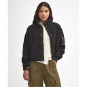 【送料無料】 バブアー レディース パーカー・スウェット アウター Callie Fleece Bomber Jacket Black