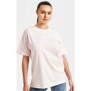【送料無料】 シックシルク レディース シャツ トップス Embroidered Boyfriend T-Shirt Pink(4)