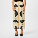 【送料無料】 カイト レディース カジュアルパンツ ボトムス Mindy Trousers Cream Black