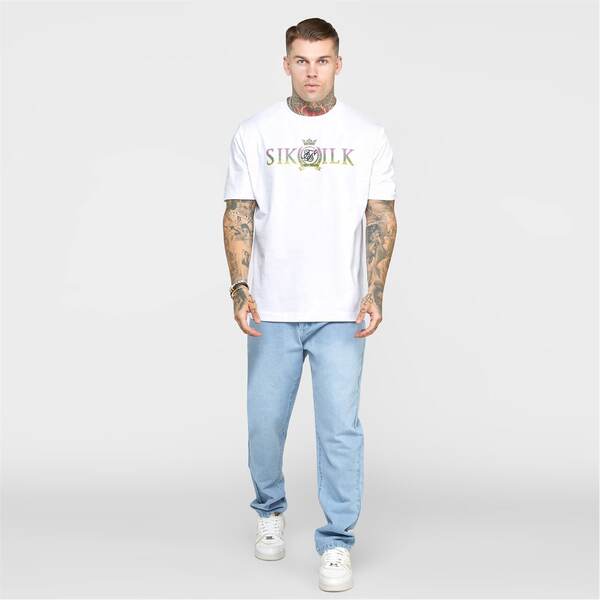 【送料無料】 シックシルク メンズ デニムパンツ ボトムス St Jean Sn99 Light Blue