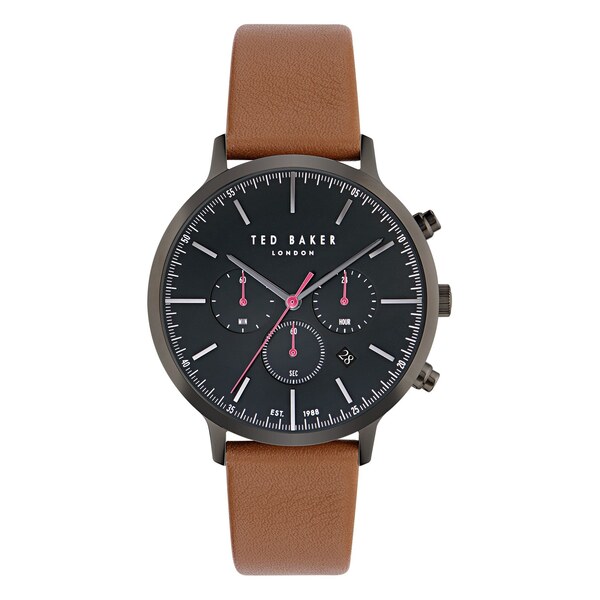 テッドベーカー メンズ アクセサリー 腕時計 Ted Baker Ted Haarvin Watch Sn52 Silver/Black ブラック