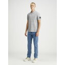 【送料無料】 カルバンクライン メンズ ポロシャツ トップス BADGE POLO Grey