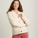 【送料無料】 ウィグル レディース ニット・セーター アウター Shawl Collar Knitted Cardigan Cream
