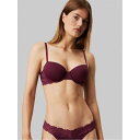 【送料無料】 カルバンクライン レディース ブラジャー アンダーウェア Balconette bra Mauve Wine
