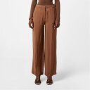 【送料無料】 マグラー レディース カジュアルパンツ ボトムス Hook & Eye Wide Leg Trousers CINNAMON