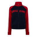 【送料無料】 ゲス レディース パーカー・スウェット アウター Guess Contrst ZP Swt Ld44 Ocean Multi