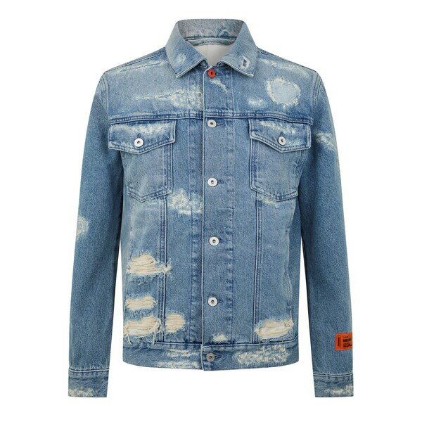 【送料無料】 ヘロンプレストン メンズ ジャケット・ブルゾン アウター Heron Su DistrRegJkt Sn99 Vintage Blue