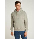 【送料無料】 カルバンクライン メンズ パーカー・スウェット アウター NANO LOGO HOODIE Khaki RAJ