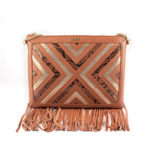 【送料無料】 ビバ レディース ハンドバッグ バッグ Biba Leather Fringe Chevron Pouch Multi 【送料無料】 ビバ レディース ハンドバッグ バッグ Biba Leather Fringe Chevron Pouch Multi