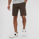【送料無料】 スリードベア メンズ ハーフパンツ・ショーツ ボトムス Cotton Slim Fit Chino Shorts With Stretch Chocolate(4)