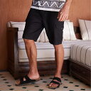 【送料無料】 スリードベア メンズ ハーフパンツ・ショーツ ボトムス Linen Blend Cargo Shorts Black