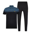 【送料無料】 ライルアンドスコット メンズ ポロシャツ トップス Lyle Polo Pant 2pk Sn99 Light Navy X126