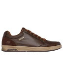 【送料無料】 スケッチャーズ メンズ スニーカー シューズ 6 Eyelet Lace Up Waterproof Sneaker Low-Top Trainers Mens Chocolate