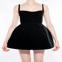 【送料無料】 ジャンバティスタ ヴァリ レディース ワンピース トップス Giambat Velvet Dress Ld44 Black