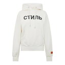 【送料無料】 ヘロンプレストン レディース パーカー・スウェット アウター Heron Ctnmb Hoodie Ld99 White/Black