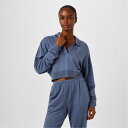 【送料無料】 ジャック ウィルス レディース パーカー・スウェット アウター Collar Modal Top Ld44 Dusky Blue