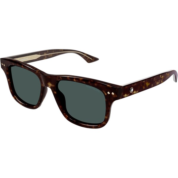 【送料無料】 モンブラン メンズ サングラス・アイウェア アクセサリー Mont B MB0319S-002 Sn00 Havana/Green