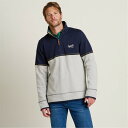 【送料無料】 ウィグル メンズ パーカー・スウェット アウター Colour Block Quarter Zip Sweatshirt Grey