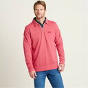 【送料無料】 ウィグル メンズ パーカー・スウェット アウター Collared Quarter Zip Sweatshirt Red