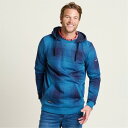 【送料無料】 ウィグル メンズ パーカー・スウェット アウター Check Hooded Crew Neck Sweatshirt Blue