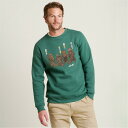 【送料無料】 ウィグル メンズ パーカー・スウェット アウター Bear Crew Neck Sweatshirt Green