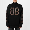 【送料無料】 バレンシアガ メンズ パーカー・スウェット アウター Crypto Bb-Print Hoodie Black
