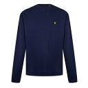 【送料無料】 ライルアンドスコット メンズ パーカー・スウェット アウター Lyle Crew Sweat Sn99 Navy Z99