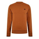 【送料無料】 フレッドペリー メンズ パーカー・スウェット アウター Crew Neck Sweatshirt Mdnbl/Vio/Nvy