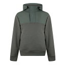 【送料無料】 ボス メンズ パーカー・スウェット アウター Boss Zetwillnylon2 10263392 01 Open Grey 076