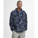 【送料無料】 バブアー メンズ パーカー・スウェット アウター Fergus Half-Zip Fleece Navy
