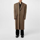 【送料無料】 バレンシアガ メンズ ジャケット・ブルゾン アウター Knit Overcoat Beige