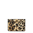 【送料無料】 ガニー レディース 財布 アクセサリー Ganni Bou CH Ld52 Leopard