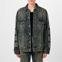 【送料無料】 バレンシアガ メンズ ジャケット・ブルゾン アウター Crypto Denim Jacket Blue