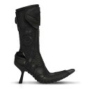 【送料無料】 バレンシアガ レディース ブーツ・レインブーツ シューズ Biker 90mm Leather Boot Black