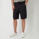 【送料無料】 スリードベア メンズ ハーフパンツ・ショーツ ボトムス Dobby Textured Cargo Shorts With Stretch Blac...