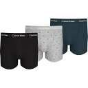 【送料無料】 カルバンクライン メンズ ボクサーパンツ アンダーウェア Cotton Stretch Boxer Shorts Blk/AOP/NvyQY5