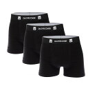 【送料無料】 ダックアンドカバー メンズ ボクサーパンツ アンダーウェア 3 Pack of Villani Boxer Shorts Black