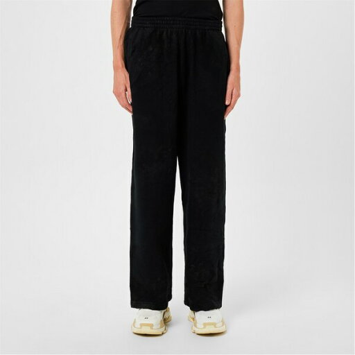 【送料無料】 バレンシアガ メンズ カジュアルパンツ ボトムス Bal Crinkled Jogger Sn34 Black 【送料無料】 バレンシアガ メンズ カジュアルパンツ ボトムス Bal Crinkled Jogger Sn34 Black