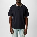 【送料無料】 アクアスキュータム メンズ ポロシャツ トップス Check Collar Shirt Black(4)
