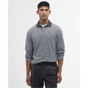 【送料無料】 バブアー メンズ ポロシャツ トップス Cleveland Long-Sleeved Polo Shirt Grey Mix