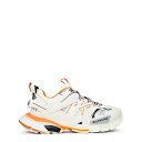 【送料無料】 バレンシアガ メンズ スニーカー シューズ Track Runners White/Orange